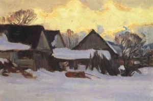 Crepuscule D'hivere Baie St. Paul