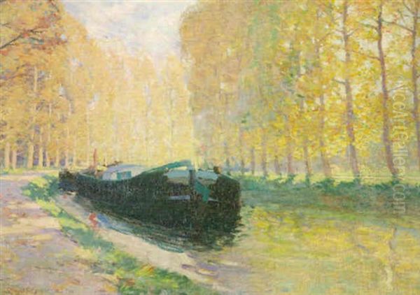 Le Canal Du Loing, Moret - view 1