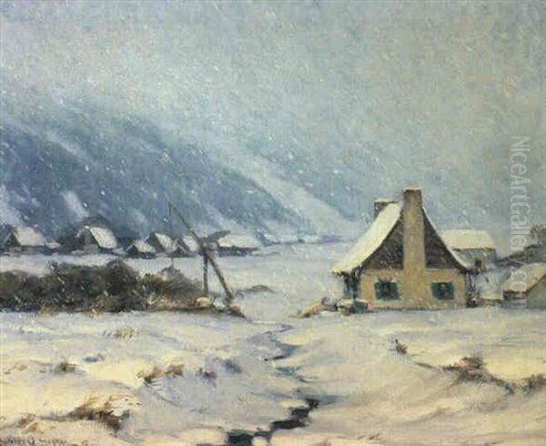 Winter Snow Storm, Baie St. Paul - view 1