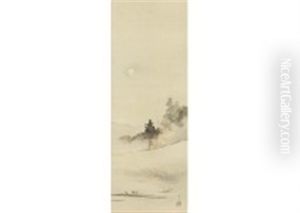 Autumn Lake And Moonlight by Hashimoto Gaho