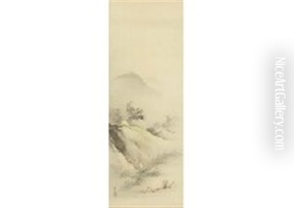 Fishing At Inlet In Summer - view 1
