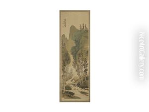 A Bridge Over A Valley by Hashimoto Gaho