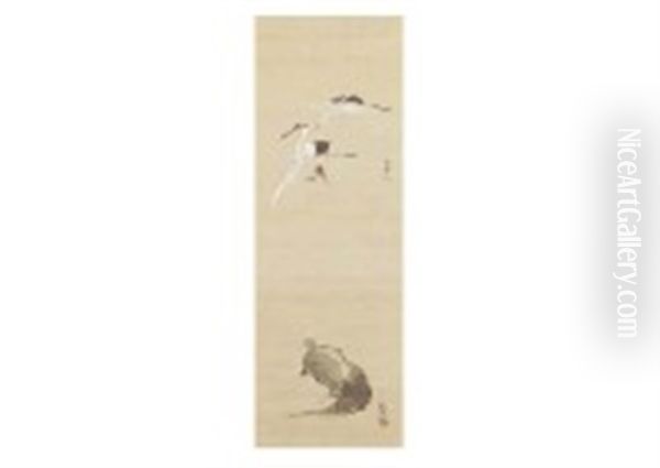 Crane And Turtle - view 1
