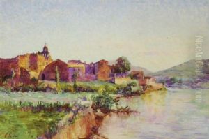 Coastal Landscape Of Southern France by Louis Gaidan