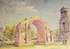 Ruines Romaines De Saint Remy De Provence by Louis Gaidan