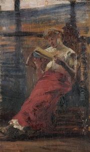 Donna Che Legge by Paolo Gaidano