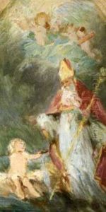 Bischof Mit Engeln