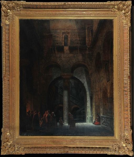 Geburt Jesu Mit Anbetenden Personen - view 1