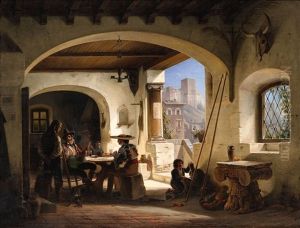 Picadores In A Tavern Beneath The Alhambra