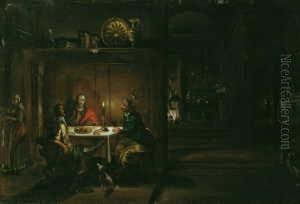 Das Emmausmahl. by Wolffgang Avemann