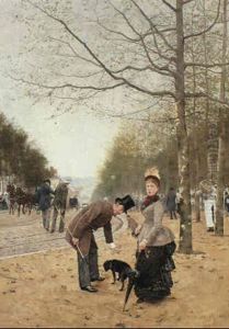 Sunday In The Park by Franz Bernard Gailliard
