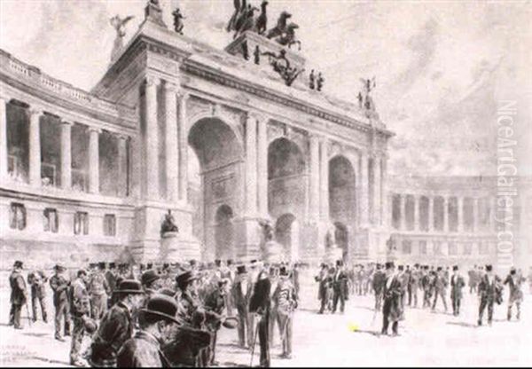 Inhuldiging Van De Eeuwfeestpaleizen Te Brussels - view 1