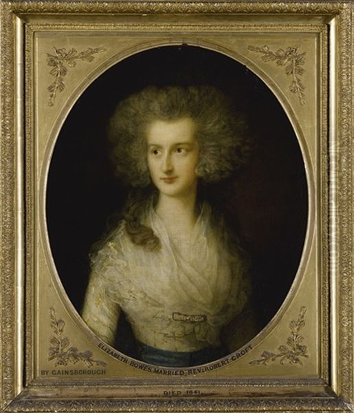 Portrait Of Elizabeth Bowes, Mrs. Croft - view 1