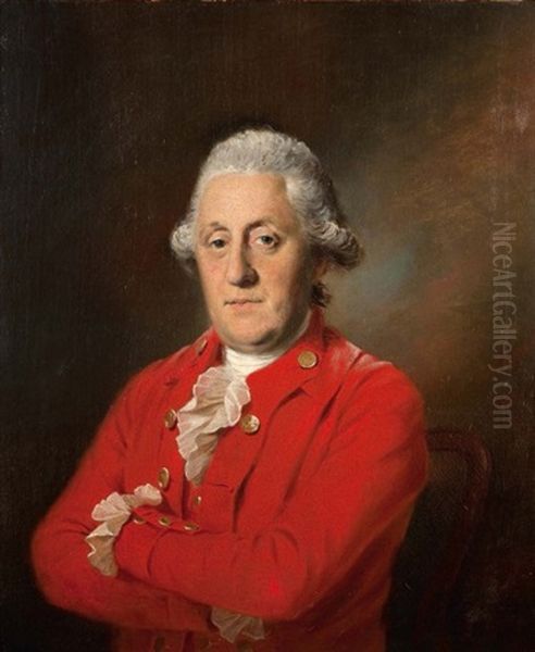 Portrait D'homme A La Veste Rouge - view 1