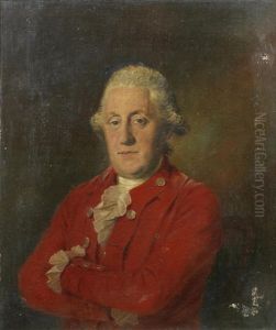 Portrait Of A Gentleman, Bust-length, In Red Costume by Thomas Gainsborough