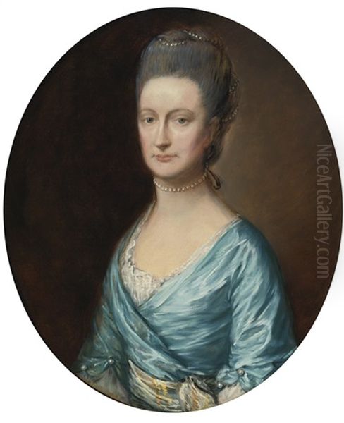 Portrait Of Lady Fludyer, Half-length - view 1