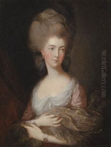 Portrait Of Mrs. Horton, Nee Luttrell, Later Duchess Of Cumberland by Thomas Gainsborough
