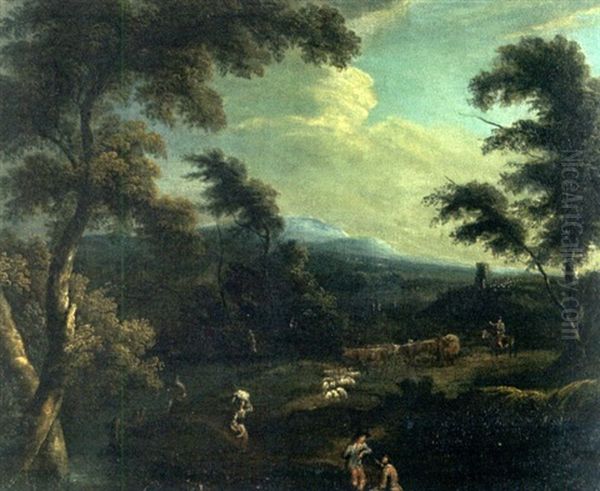 Landscape And Figures - view 1
