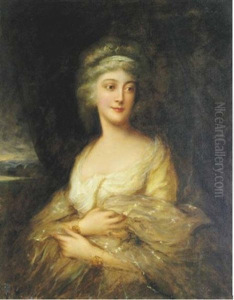 Portrait Of Mrs Horton, Nee Anne Luttrell, Later Duchess Of Cumberland - view 1