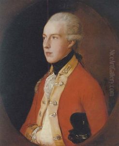 Portrait Of Captain John Stanley In The Uniform Of The 20th Regiment Of Foot by Thomas Gainsborough