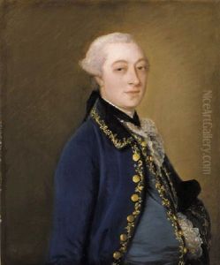 Portrait Of A Gentleman In A Gold-embroidered Blue Jacket by Thomas Gainsborough