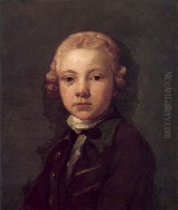 Portrait Of A Boy Wearing A Brown Coat by Thomas Gainsborough
