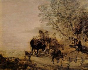 Peasants Returning From Market by Thomas Gainsborough