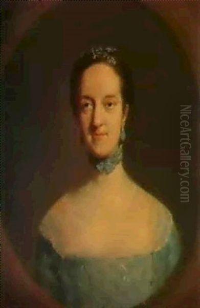 Portrait Of A Lady, Probably Miss Elizabeth Edgar(1733-1791) - view 1