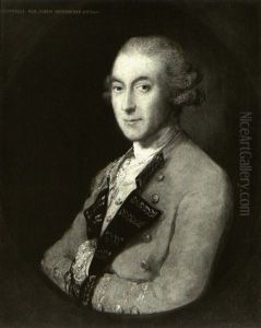 Portrait Of General Sir John Sebright, Bt. by Thomas Gainsborough