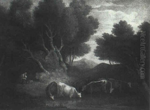 Cattle Watering - view 1