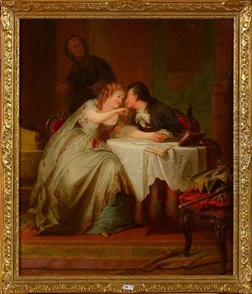 Scene Galante Dans Un Interieur - view 1