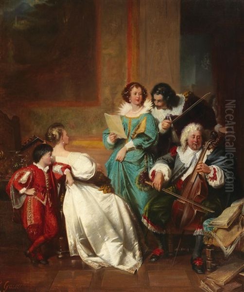 A Music-making Party - view 1