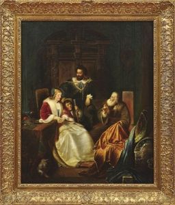 Der Tuchverkaufer by Jakob Emanuel Gaisser