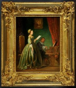 Gesangsstunde by Jakob Emanuel Gaisser