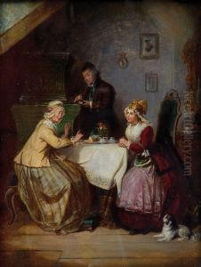Beim Kaffeeplausch by Jakob Emanuel Gaisser