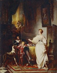 Familienszene In Interieur