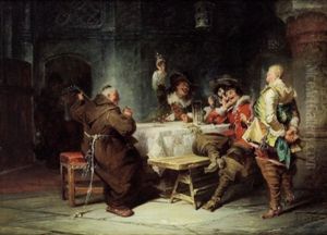 Heitere Gesellschaft Im Klosterkeller