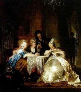 Uberraschung Beim Kartenspiel by Jakob Emanuel Gaisser