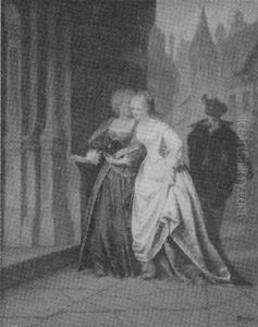 Don Juan Jagt Donna Anna by Jakob Emanuel Gaisser