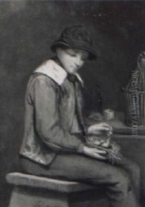 Futterung Der Kuken by Jakob Emanuel Gaisser