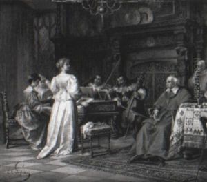 A Concert Of Chamber Music For The Cardinal by Jakob Emanuel Gaisser