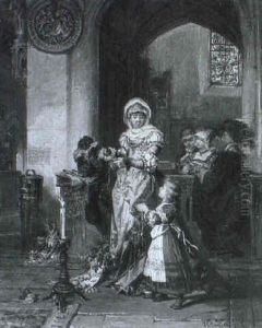 Mutter Mit Tochter Im Gebet