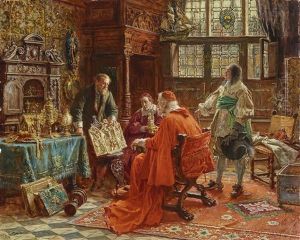 The Art Dealer At The Cardinal by Max Gaisser