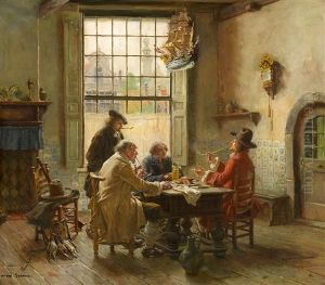 In Der Wirtsstube by Max Gaisser