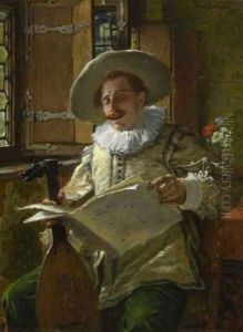Singender Lautenspieler