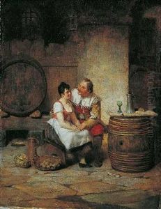 Das Liebespaar Im Keller by Max Gaisser