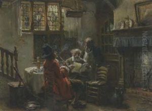Niederlandische Herrenrunde by Max Gaisser