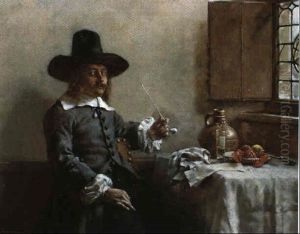 Der Pfeifenraucher by Max Gaisser