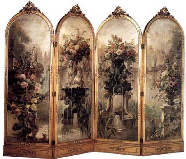 Paravent A Decor Floral - view 1
