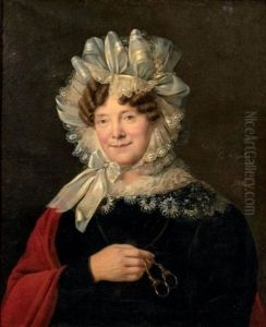 Portrait Presume D'elizabeth Brown by Gustav de Galard